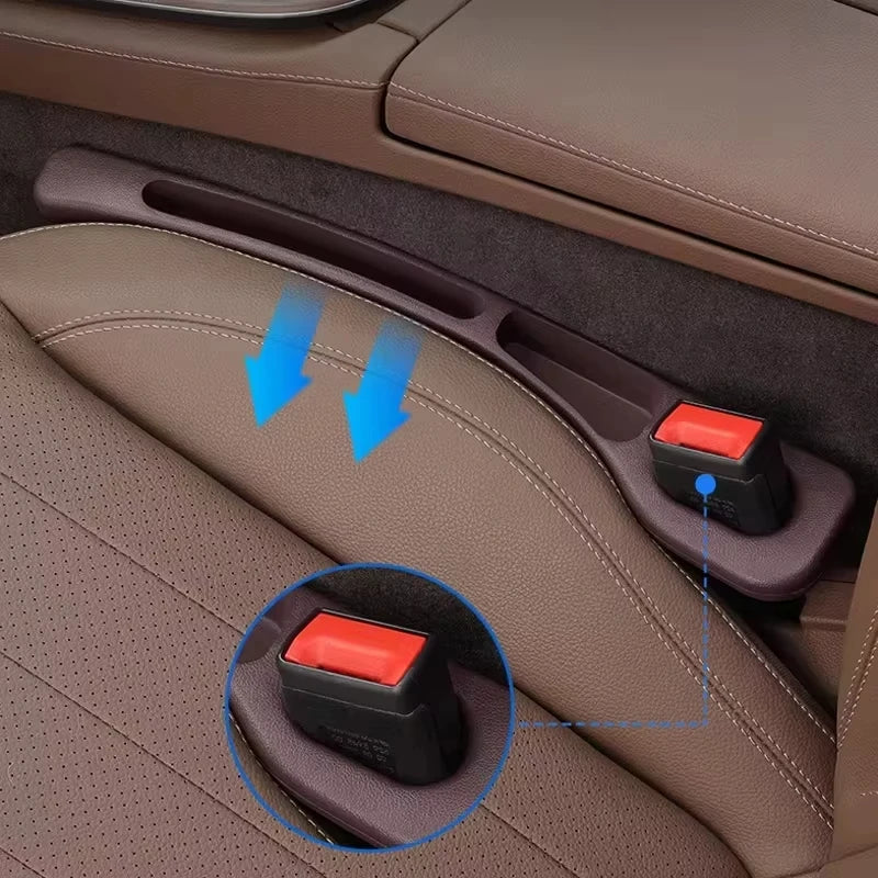 2pc Waterproof Car Seat Gap Filler and Organizer
